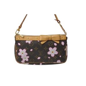 Louis Vuitton Monogram Accessoires Takashi Blossom Pouch Cherry Pochette